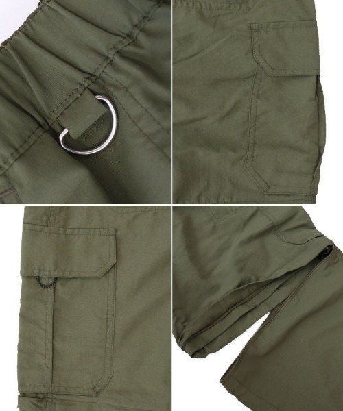 TIMELY WARNING（タイムリーワーニング）の「【TIMELY WARNING】2WAY CARGO NYLON PANTS（その他パンツ・メンズ・ブラック/カーキ/ベージュ・M/L/XL）」の14枚目の写真