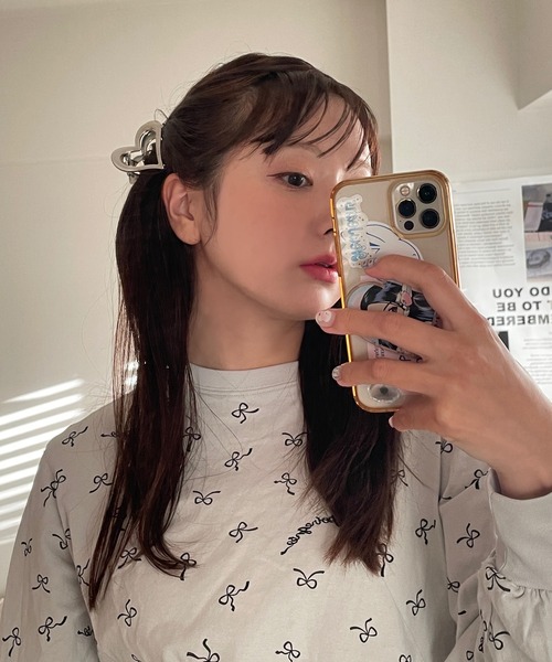 poiregnee（ポワニェ）の「［select］ハートヘアクリップ（バレッタ/ヘアクリップ・レディース・ゴールド/シルバー・FREE）」の2枚目の写真