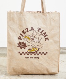 FLAPPER（フラッパー）の「FLAPPER フラッパー:トムとジェリー超軽量トートバッグ　/トム　ジェリー　タフィー　チーズ　ペーパーバッグ（トートバッグ）」