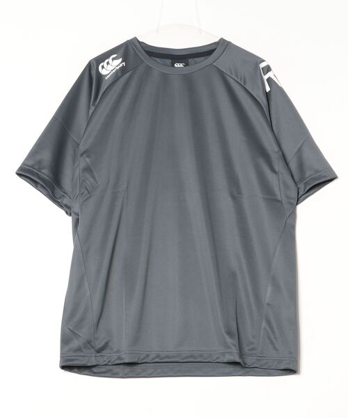 canterbury(カンタベリー)の「カンタベリー canterbury アールプラスフレックスクールコントロールティーシャツ(Tシャツ/カットソー・メンズ・ブルーグレー/グレー/オフホワイト/ブラック・LL/M/L/3L)」の3枚目の写真