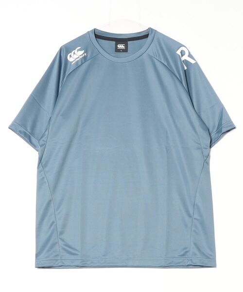 canterbury(カンタベリー)の「カンタベリー canterbury アールプラスフレックスクールコントロールティーシャツ(Tシャツ/カットソー・メンズ・ブルーグレー/グレー/オフホワイト/ブラック・LL/M/L/3L)」の4枚目の写真