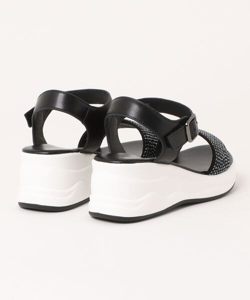 STACCATO（スタッカート）の「フーゴスポーティーヒールサンダル（サンダル・レディース・シルバー/ブラック・23.5cm/24cm/24.5cm/23cm/22.5cm）」の4枚目の写真