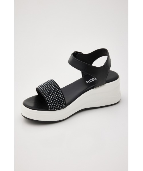 STACCATO（スタッカート）の「フーゴスポーティーヒールサンダル（サンダル・レディース・シルバー/ブラック・23.5cm/24cm/24.5cm/23cm/22.5cm）」の22枚目の写真