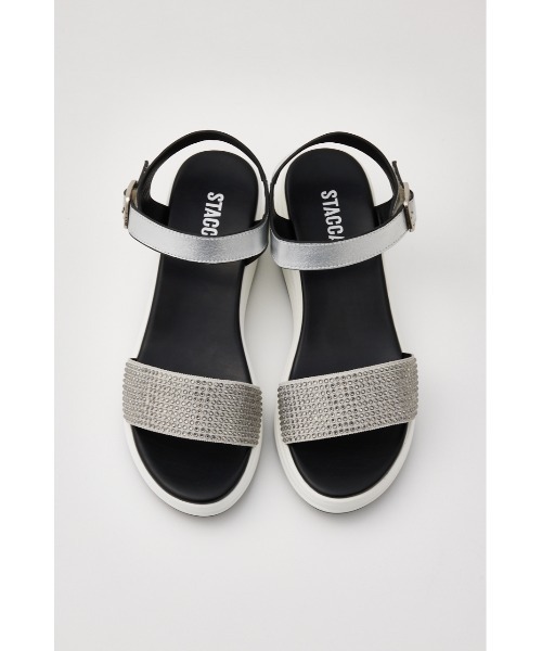 STACCATO（スタッカート）の「フーゴスポーティーヒールサンダル（サンダル・レディース・シルバー/ブラック・23.5cm/24cm/24.5cm/23cm/22.5cm）」の14枚目の写真