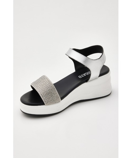 STACCATO（スタッカート）の「フーゴスポーティーヒールサンダル（サンダル・レディース・シルバー/ブラック・23.5cm/24cm/24.5cm/23cm/22.5cm）」の8枚目の写真