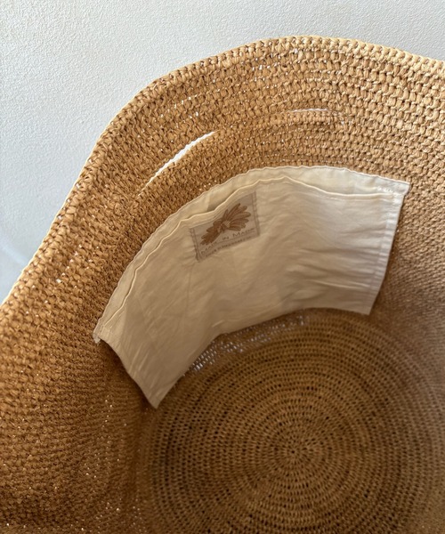 DouDou（ドゥドゥ）の「【MADE IN MADA 24SS】KOKO BAG（かごバッグ・レディース・ベージュ系その他/ベージュ/ピンク・FREE）」の9枚目の写真