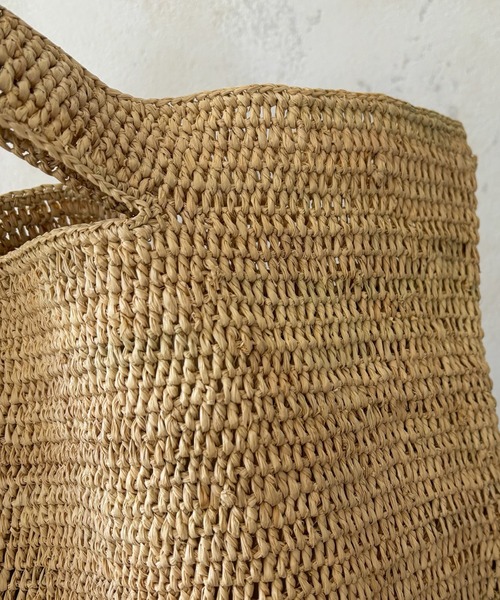 DouDou（ドゥドゥ）の「【MADE IN MADA 24SS】KOKO BAG（かごバッグ・レディース・ベージュ系その他/ベージュ/ピンク・FREE）」の15枚目の写真