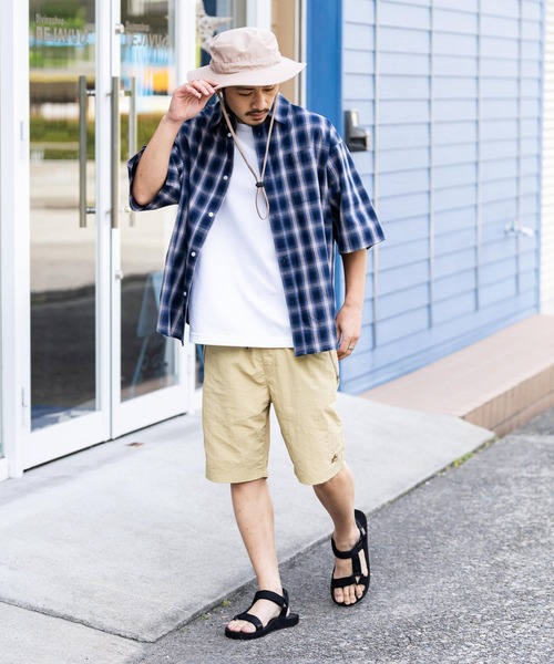 LOGOS（ロゴス）の「LOGOS ロゴス ロゴスパーク撥水ナイロンタスラン ジムショーツ（その他パンツ・メンズ・ベージュ/ネイビー/カーキ/ブラック/ダークオレンジ/グレー/ブルー・M/L/LL）」の19枚目の写真