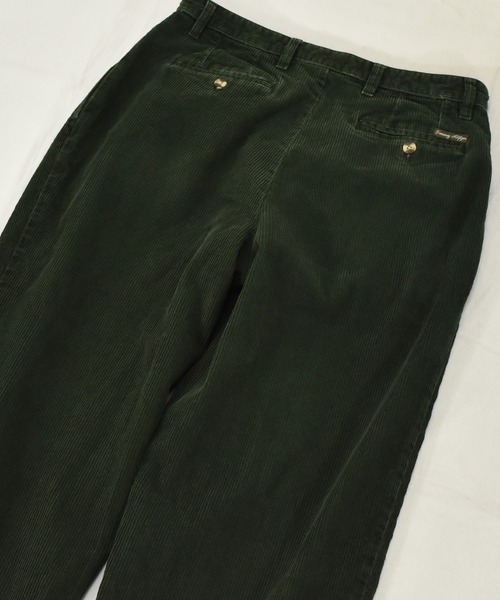 TOMMY HILFIGER（トミーヒルフィガー）の「【ヴィンテージ古着】90's TOMMY HILFIGER / トミーヒルフィガー コーデュロイパンツ スラックス（スラックス・メンズ・グリーン・34）」の8枚目の写真
