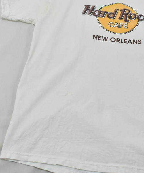 VINTAGE(ヴィンテージ)の「【ヴィンテージ古着】 Hard Rock CAFE / ハードロックカフェ ロゴ プリントTシャツ(Tシャツ/カットソー・メンズ・ホワイト・LARGE)」の6枚目の写真