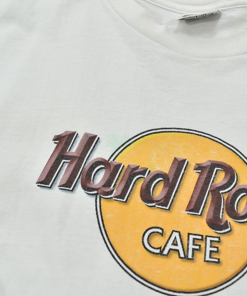 VINTAGE(ヴィンテージ)の「【ヴィンテージ古着】 Hard Rock CAFE / ハードロックカフェ ロゴ プリントTシャツ(Tシャツ/カットソー・メンズ・ホワイト・LARGE)」の13枚目の写真