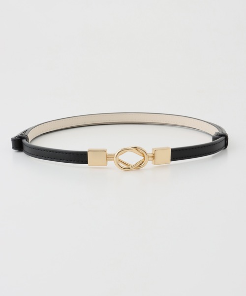 Honeys(ハニーズ)の「リングモチーフ細ベルト(ベルト・レディース・ブラック系その他/ブラック/グレイッシュベージュ・FREE)」の20枚目の写真