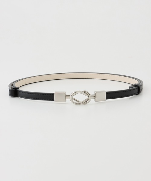 Honeys(ハニーズ)の「リングモチーフ細ベルト(ベルト・レディース・ブラック系その他/ブラック/グレイッシュベージュ・FREE)」の19枚目の写真