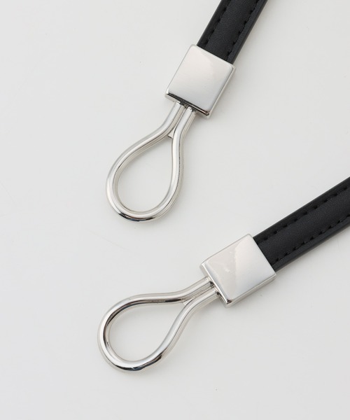 Honeys(ハニーズ)の「リングモチーフ細ベルト(ベルト・レディース・ブラック系その他/ブラック/グレイッシュベージュ・FREE)」の16枚目の写真