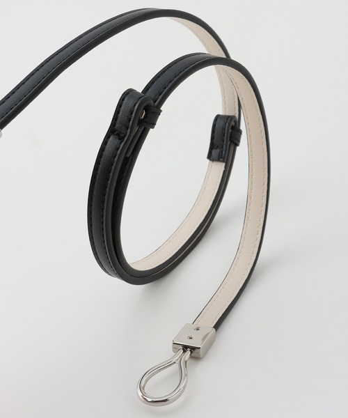 Honeys(ハニーズ)の「リングモチーフ細ベルト(ベルト・レディース・ブラック系その他/ブラック/グレイッシュベージュ・FREE)」の14枚目の写真