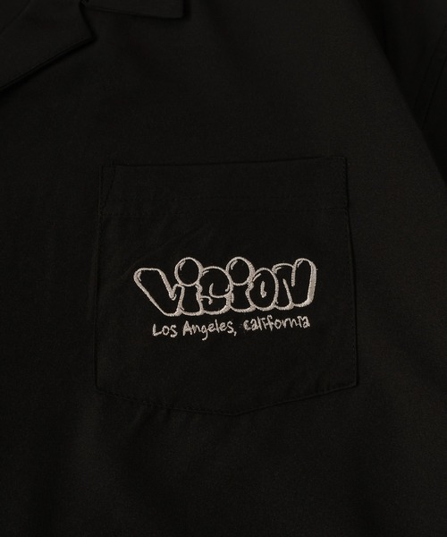 VISION STREET WEAR(ヴィジョンストリートウェア)の「【0】【VISION STREET WEAR/ヴィジョンストリートウェア】ゴーストスケーター&グラフィックデザイン オープンカラー 刺繍デザイン 半袖シャツ オーバーサイス(シャツ/ブラウス・メンズ・ブラック系その他/アイボリー/オフホワイト/サックスブルー/ブラック・L/XL/M)」の21枚目の写真