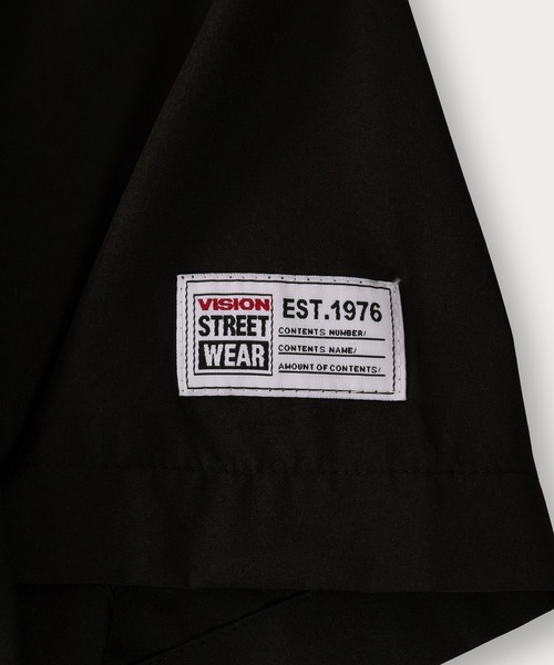 VISION STREET WEAR(ヴィジョンストリートウェア)の「【0】【VISION STREET WEAR/ヴィジョンストリートウェア】ゴーストスケーター&グラフィックデザイン オープンカラー 刺繍デザイン 半袖シャツ オーバーサイス(シャツ/ブラウス・メンズ・ブラック系その他/アイボリー/オフホワイト/サックスブルー/ブラック・L/XL/M)」の18枚目の写真