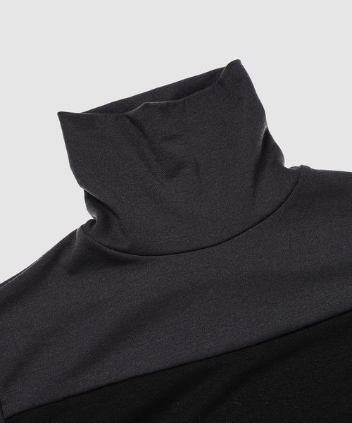 TARO HORIUCHI（タロウ ホリウチ）の「Mix Cut Turtle（Tシャツ/カットソー・レディース・ブラック×グリーン/ブラック×グレー・1/0）」の10枚目の写真