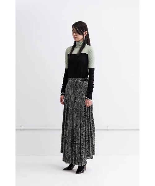 TARO HORIUCHI（タロウ ホリウチ）の「Mix Cut Turtle（Tシャツ/カットソー・レディース・ブラック×グリーン/ブラック×グレー・1/0）」の7枚目の写真