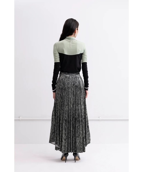 TARO HORIUCHI（タロウ ホリウチ）の「Mix Cut Turtle（Tシャツ/カットソー・レディース・ブラック×グリーン/ブラック×グレー・1/0）」の8枚目の写真