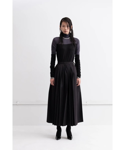 TARO HORIUCHI（タロウ ホリウチ）の「Mix Cut Turtle（Tシャツ/カットソー・レディース・ブラック×グリーン/ブラック×グレー・1/0）」の3枚目の写真