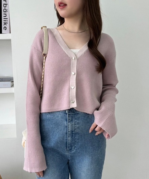 トップス Urbanic30 scallop cardigan free size トップス Urbanic30 scallop cardigan free size Classy Cardigan
