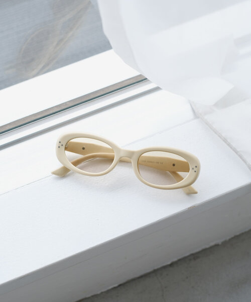 Kastane（カスタネ）の「【UVカット率99％/ケース付き】ランドスケープサングラス（サングラス・レディース・アイボリー/モカ・FREE）」の5枚目の写真