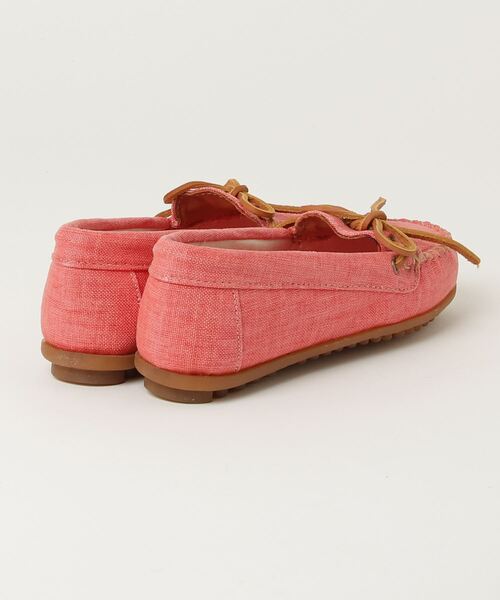 Minnetonka（ミネトンカ）の「『MINNETONKA』CANVAS MOC モカシン キャンバス モック（モカシン/デッキシューズ・レディース・イエロー系その他/ピンク系その他・US5）」の3枚目の写真