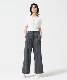 GRACE CONTINENTAL | リブカシュクールニットトップ(その他トップス)