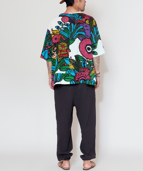 チャイハネ（チャイハネ）の「【チャイハネ】PLOY KASOM with Amina メンズトップス（その他トップス・メンズ・ブルー/ホワイト・FREE）」の3枚目の写真