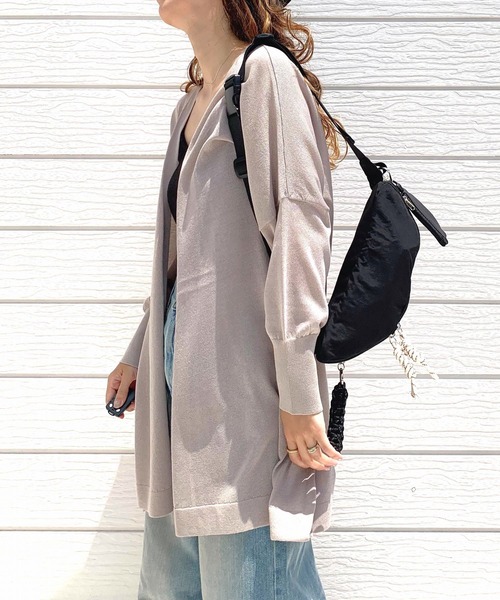 Casselini（キャセリーニ）の「撥水ナイロンウエストポーチ（ボディバッグ/ウエストポーチ・レディース・ライトグレー/ブラック・ONE SIZE）」の12枚目の写真