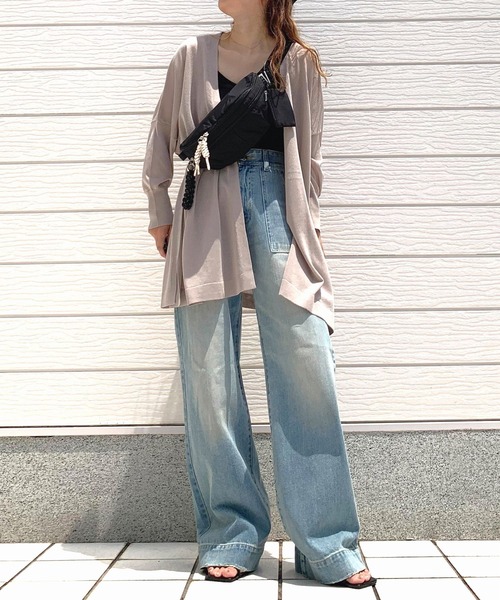 Casselini（キャセリーニ）の「撥水ナイロンウエストポーチ（ボディバッグ/ウエストポーチ・レディース・ライトグレー/ブラック・ONE SIZE）」の13枚目の写真