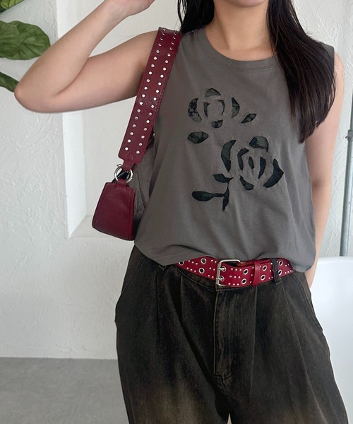 apres jour mignon（アプレジュールミニョン）の「【apresjour mignon SOIE】アソートリボンレースデザインタンク【ZOZOTOWN限定アイテム】（タンクトップ・レディース・ブラック系その他/ブラック/カーキ/ブラック系その他2・X-LARGE/フリー）」の17枚目の写真
