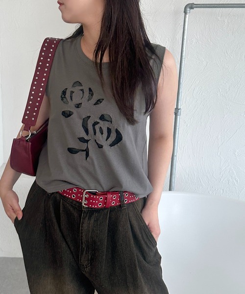 apres jour mignon（アプレジュールミニョン）の「【apresjour mignon SOIE】アソートリボンレースデザインタンク【ZOZOTOWN限定アイテム】（タンクトップ・レディース・ブラック系その他/ブラック/カーキ/ブラック系その他2・X-LARGE/フリー）」の16枚目の写真