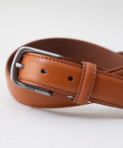 EDWIN（エドウィン）の「【EDWIN/エドウィン】30MM フェザーベルト　牛革（ベルト・メンズ・ブラック/ダークブラウン/ブラウン・FREE）」の3枚目の写真