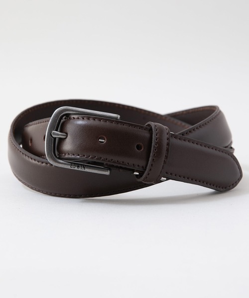 EDWIN（エドウィン）の「【EDWIN/エドウィン】30MM フェザーベルト　牛革（ベルト・メンズ・ブラック/ダークブラウン/ブラウン・FREE）」の5枚目の写真