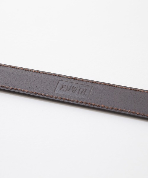 EDWIN（エドウィン）の「【EDWIN/エドウィン】30MM フェザーベルト　牛革（ベルト・メンズ・ブラック/ダークブラウン/ブラウン・FREE）」の10枚目の写真