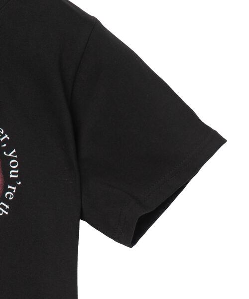 dispark（ディスパーク）の「DISPARK/ハートレタリングクロップドT（Tシャツ/カットソー・レディース・ブラック・FREE）」の11枚目の写真