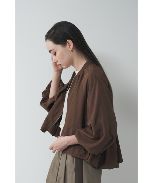 taccoさん専用　HER. バルーンヘムブルゾン シアーバルーンペプラムブルゾン【洗える