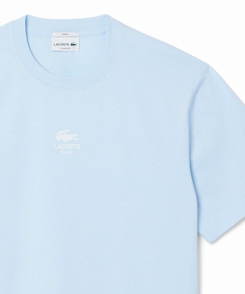 LACOSTE（ラコステ）の「スモールパリロゴクルーネックTシャツ