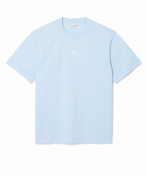 LACOSTE（ラコステ）の「スモールパリロゴクルーネックTシャツ