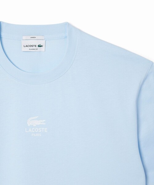 LACOSTE（ラコステ）の「スモールパリロゴクルーネックTシャツ