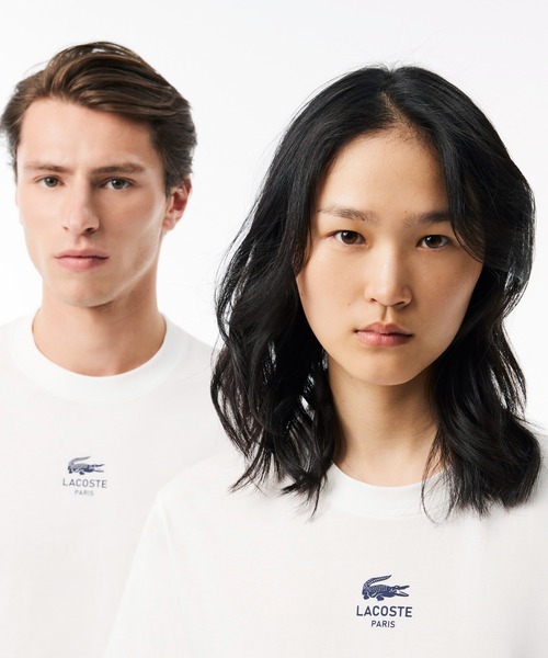 LACOSTE（ラコステ）の「スモールパリロゴクルーネックTシャツ（Tシャツ/カットソー・メンズ・ダークネイビー/オフホワイト/ワイン/ライトブルー/オリーブ/ブラック・L/M/S/XS/XL）」の14枚目の写真