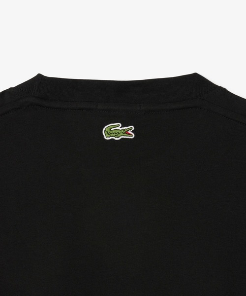 LACOSTE（ラコステ）の「スモールパリロゴクルーネックTシャツ（Tシャツ/カットソー・メンズ・ダークネイビー/オフホワイト/ワイン/ライトブルー/オリーブ/ブラック・L/M/S/XS/XL）」の9枚目の写真