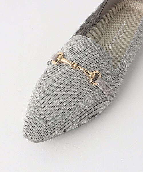 green label relaxing（グリーンレーベルリラクシング）の「ウェルネス ニット ローファー 撥水・ウォッシャブル（ローファー・レディース・ブラック/モカ/ライトグレー/ベージュ/ブラウン系/ダークブラウン/ナチュラル・23.5cm/24cm/24.5cm/25cm/22.5cm/23cm）」の9枚目の写真