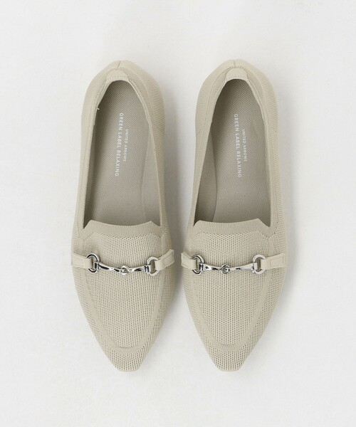 green label relaxing（グリーンレーベルリラクシング）の「ウェルネス ニット ローファー 撥水・ウォッシャブル（ローファー・レディース・ブラック/モカ/ライトグレー/ベージュ/ブラウン系/ダークブラウン/ナチュラル・23.5cm/24cm/24.5cm/25cm/22.5cm/23cm）」の11枚目の写真