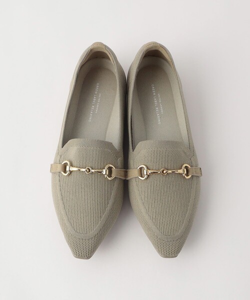 green label relaxing（グリーンレーベルリラクシング）の「ウェルネス ニット ローファー 撥水・ウォッシャブル（ローファー・レディース・ブラック/モカ/ライトグレー/ベージュ/ブラウン系/ダークブラウン/ナチュラル・23.5cm/24cm/24.5cm/25cm/22.5cm/23cm）」の16枚目の写真