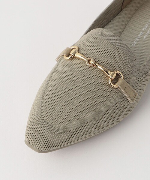 green label relaxing（グリーンレーベルリラクシング）の「ウェルネス ニット ローファー 撥水・ウォッシャブル（ローファー・レディース・ブラック/モカ/ライトグレー/ベージュ/ブラウン系/ダークブラウン/ナチュラル・23.5cm/24cm/24.5cm/25cm/22.5cm/23cm）」の17枚目の写真