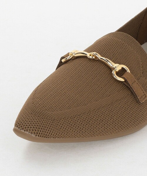 green label relaxing（グリーンレーベルリラクシング）の「ウェルネス ニット ローファー 撥水・ウォッシャブル（ローファー・レディース・ブラック/モカ/ライトグレー/ベージュ/ブラウン系/ダークブラウン/ナチュラル・23.5cm/24cm/24.5cm/25cm/22.5cm/23cm）」の21枚目の写真