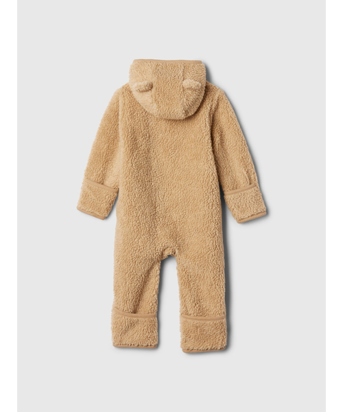 GAP(ギャップ)の「ボア ボディオール(カバーオール・キッズ・ベージュ/ブラウン・80cm/70cm/60cm/50cm)」の3枚目の写真